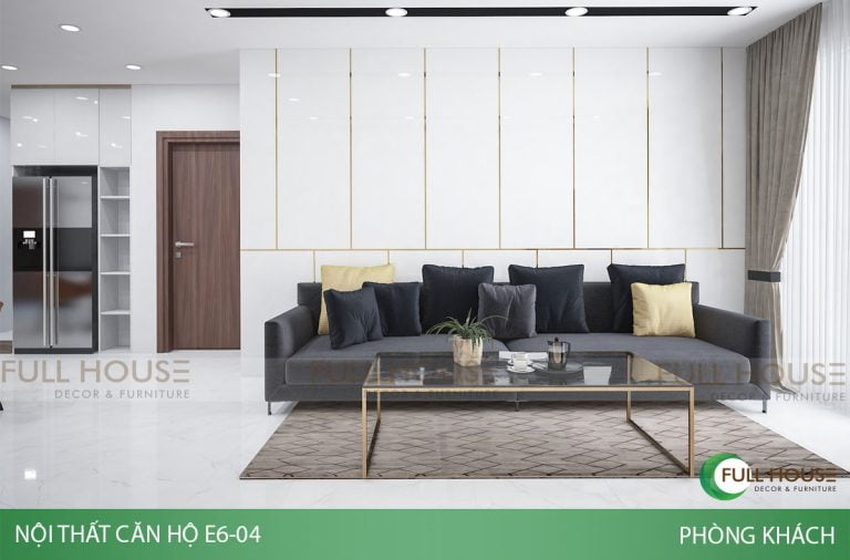 Mẫu thiết kế căn hộ 3 phòng ngủ theo phong cách hiện đại được thiết kế theo phong cách hiện đại