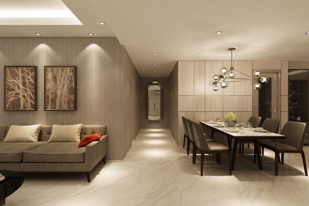 Mẫu thiết kế nội thất do Full House thực hiện