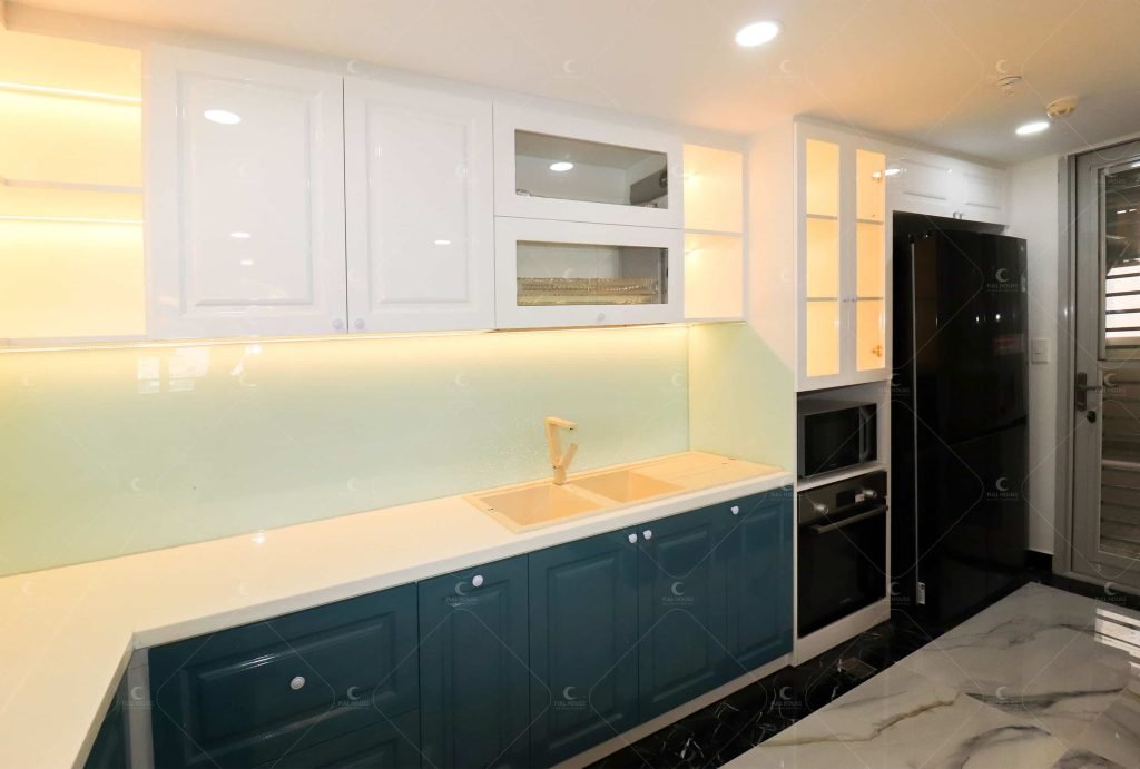 Khu vực bếp phong cách Tân cổ điển