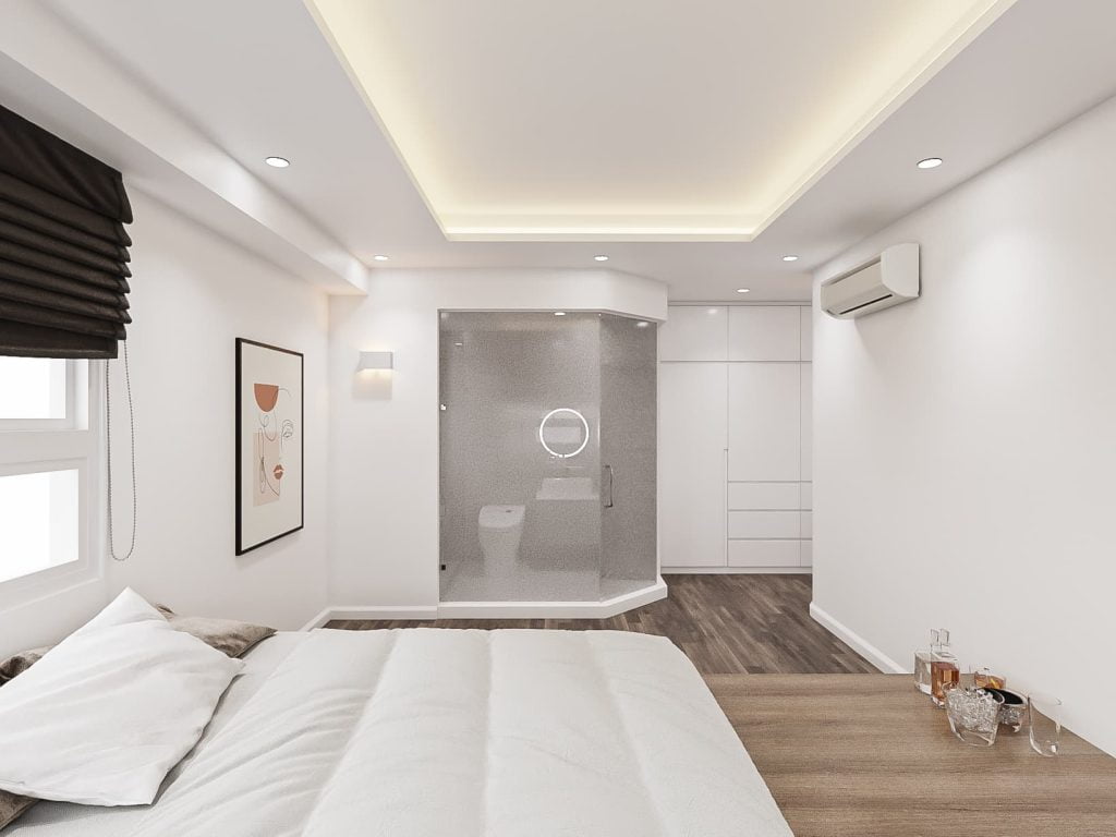 Thiết kế nội thất phòng ngủ đơn giản, tinh tế