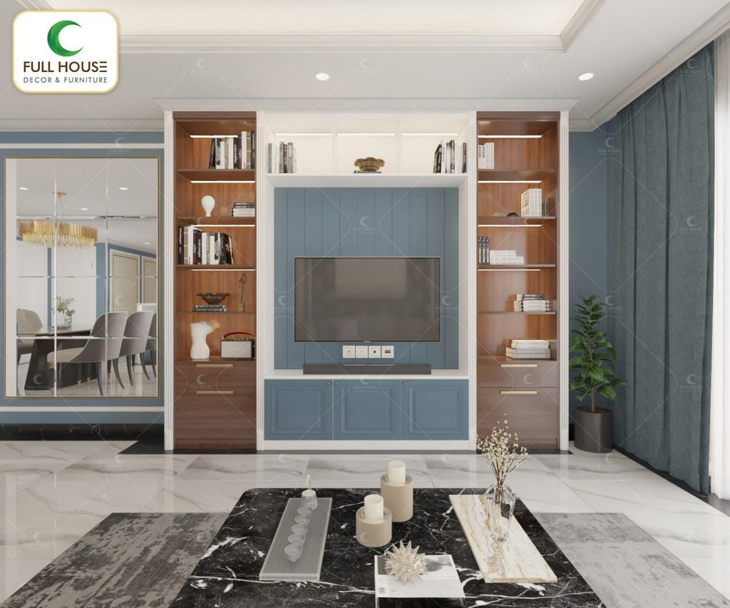 Các vật liệu cao cấp như gỗ, đá, da và kim loại mang đến những không gian sang trọng và đẳng cấp.