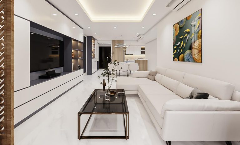 Mẫu thiết kế căn hộ phong cách Hiện đại