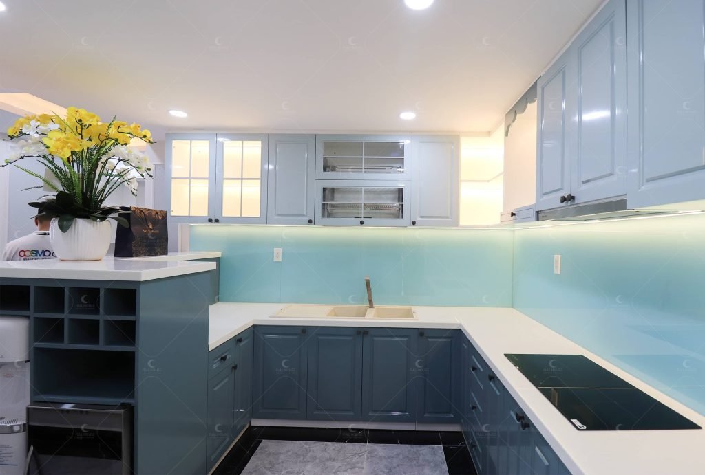 Khu vực bếp phong cách Tân cổ điển