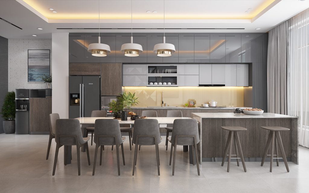 Bố trí ổ điện đủ cho các khoang chức năng, để sẵn đầu chờ và ổ cắm cho thiết bị dự định lắp.
