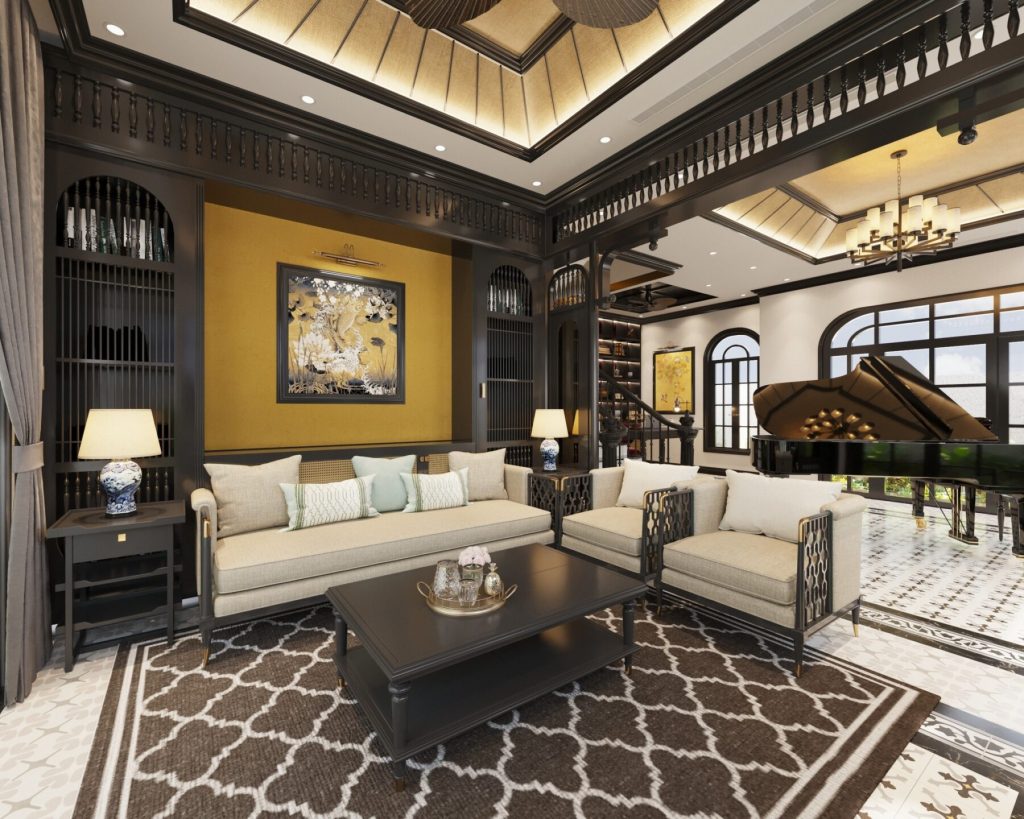 Sức Hút Nội Thất Biệt Thự Phong Cách Indochine