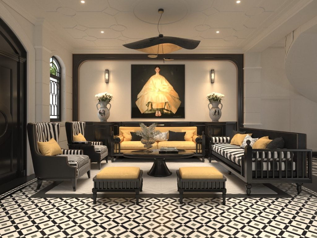 Sức Hút Nội Thất Biệt Thự Phong Cách Indochine