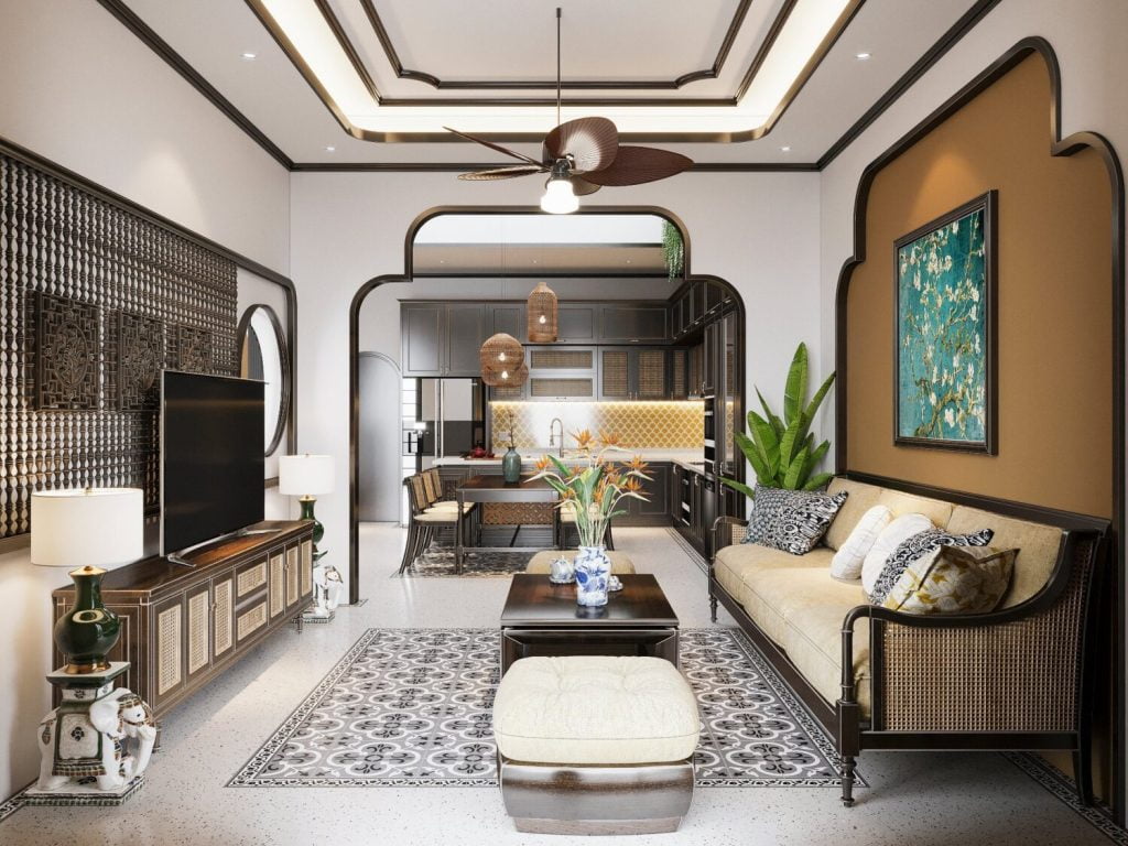 Xu Hướng Thiết Kế Phòng Khách Biệt Thự Đẳng Cấp 2023