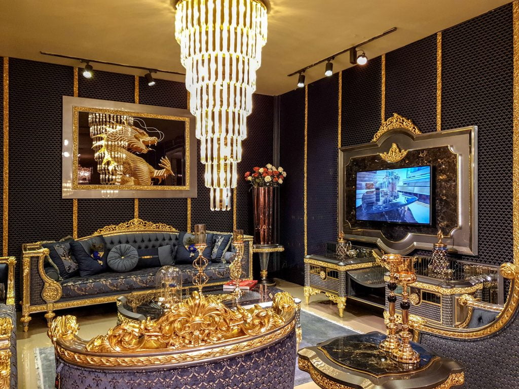nội thất phòng khách Luxury